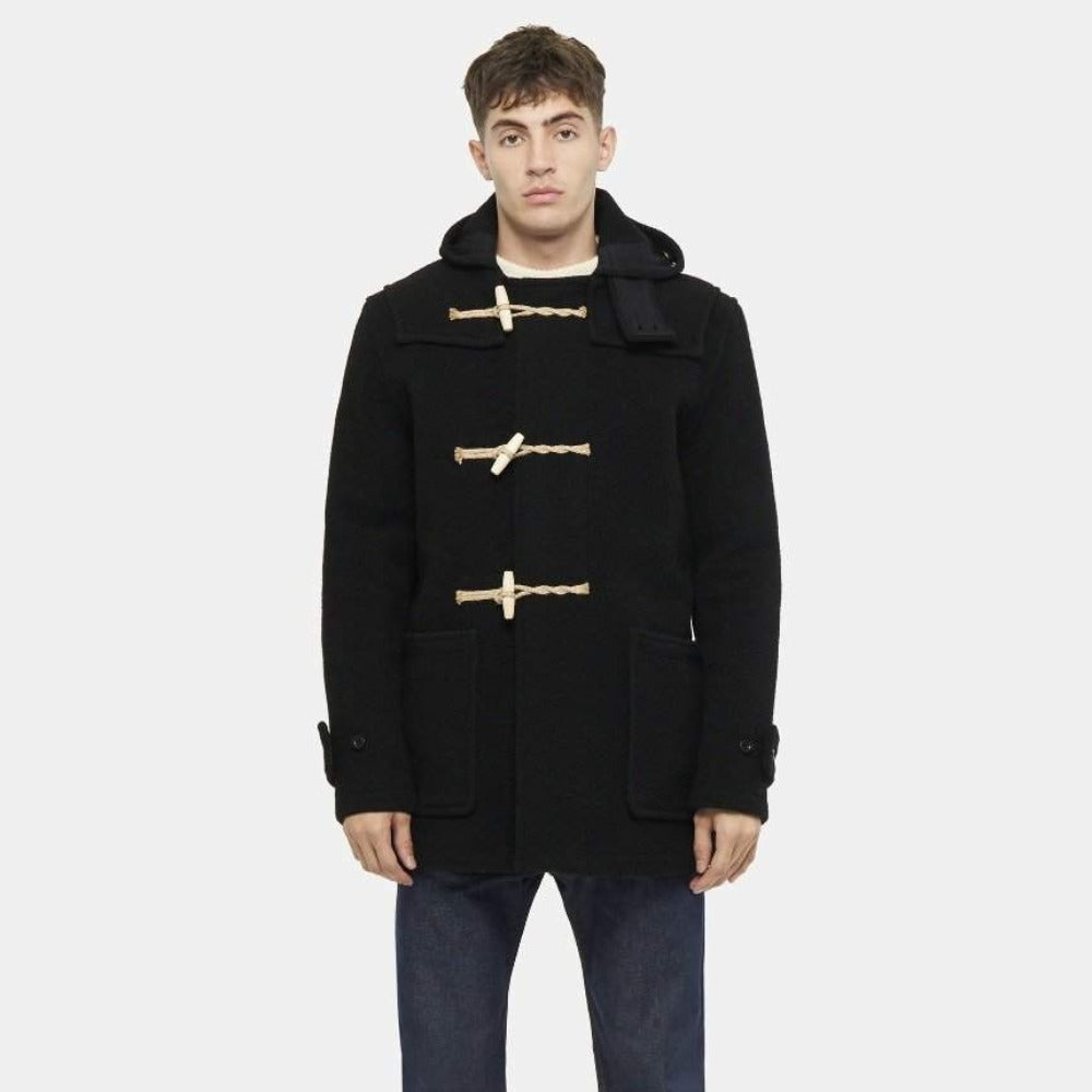 duffle coat mid-monty black - Gloverall-gloverall