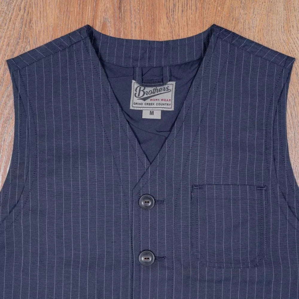 1937 Roamer vest chicago blue - Pike Brothers