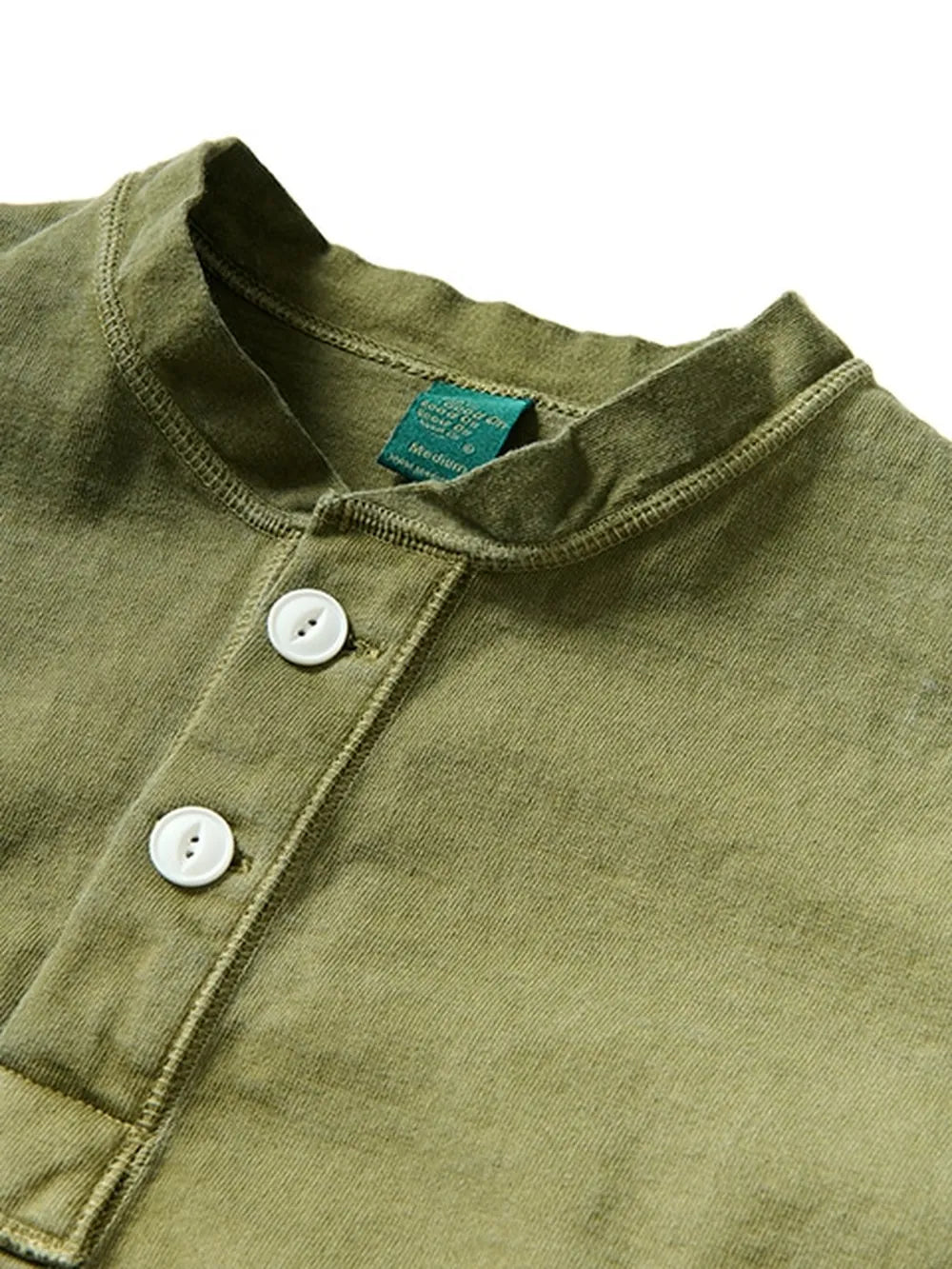 Y2K Henley Chemise à manches longues pour homme Motif camouflage