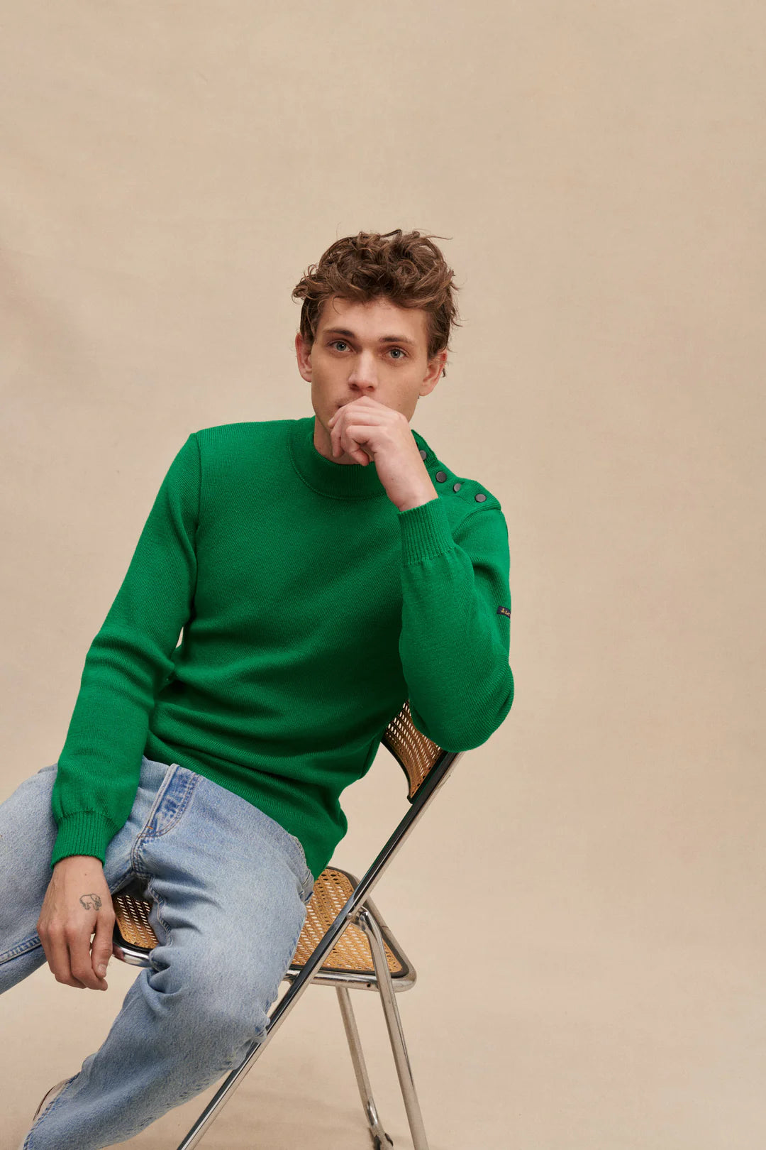 Pull Marin laine Le minor Monsieur Cam