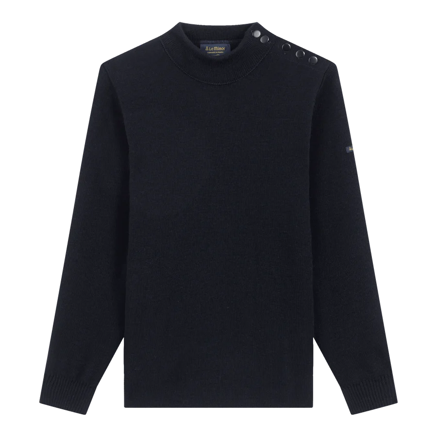 Pull marin merinos Le Minor Monsieur Cam