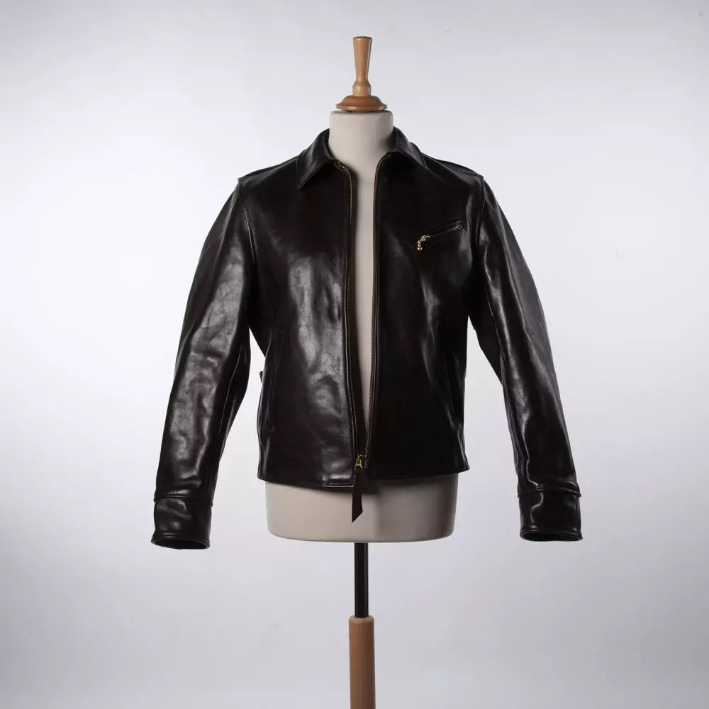 Real leather blouson cuir hotsell