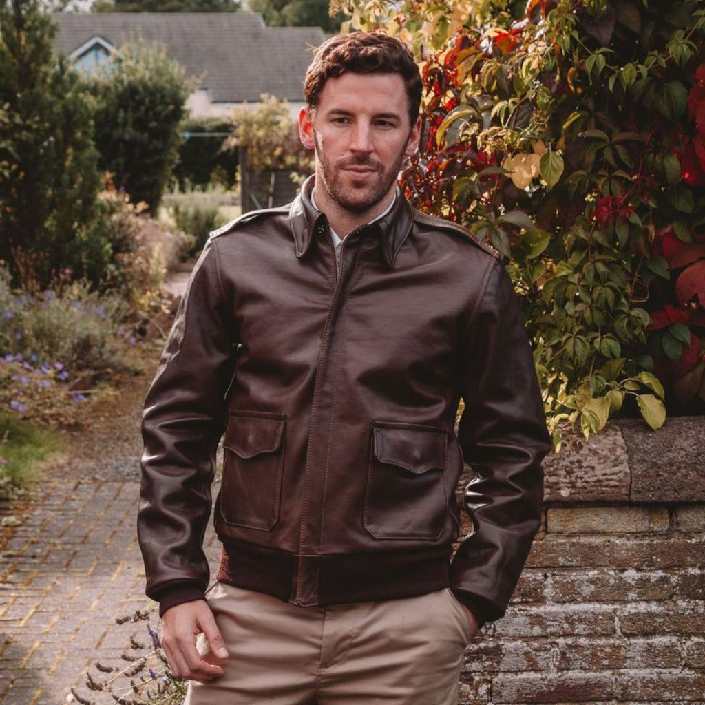 Blouson pilote A2 CUSTOM – Monsieur Cam - Main Image