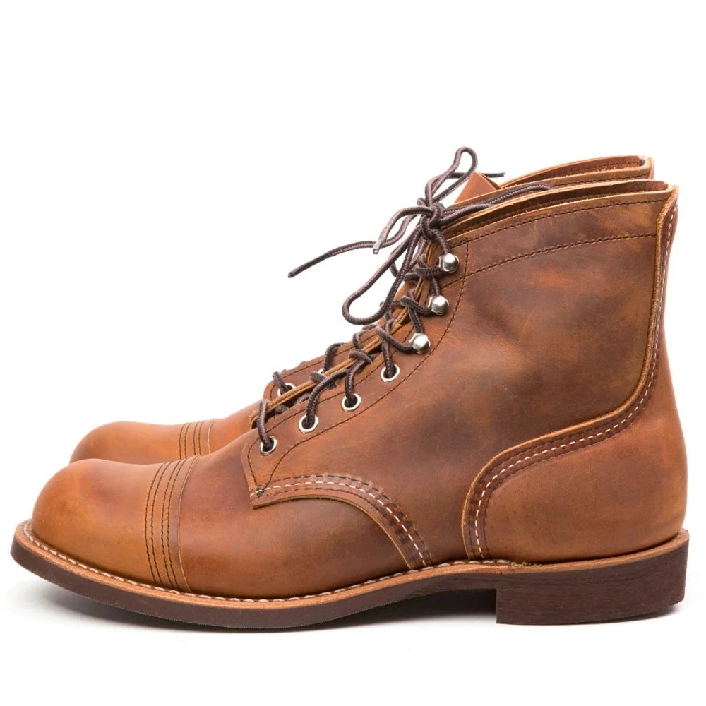 red wing ／ iron ranger 8085 8085 Iron Ranger Copper Rough & Tough – Red Wing Amsterdam