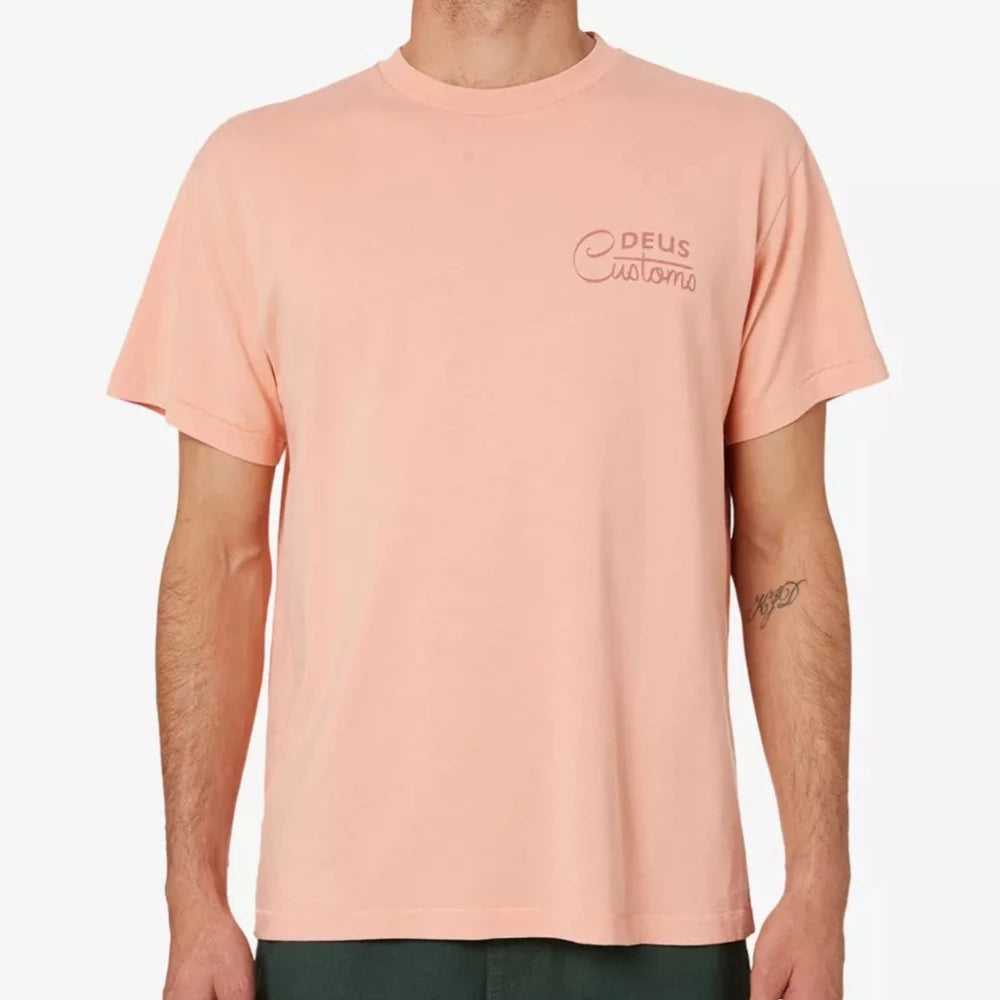 T-shirt balance coral pink - deus