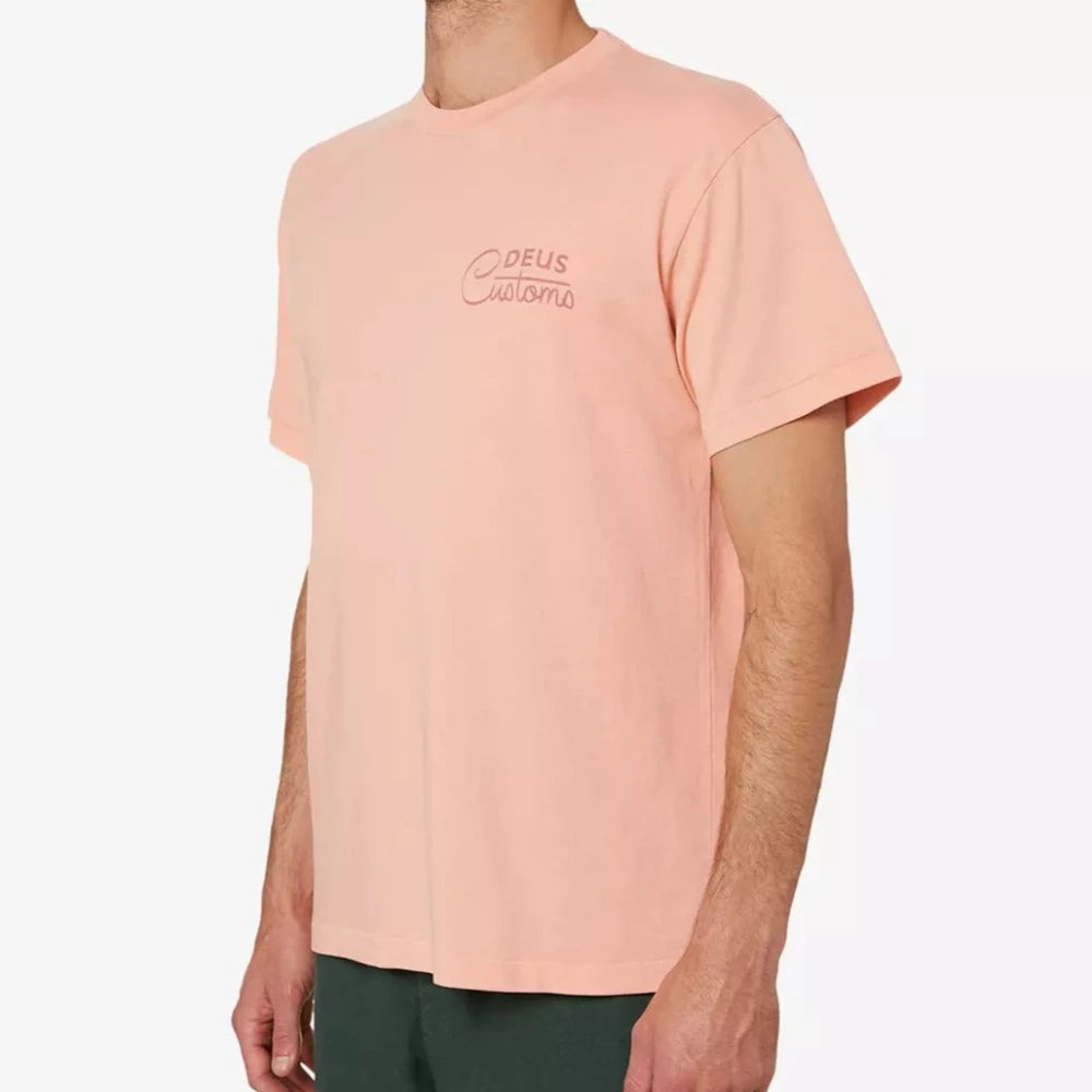 T-shirt balance coral pink - deus