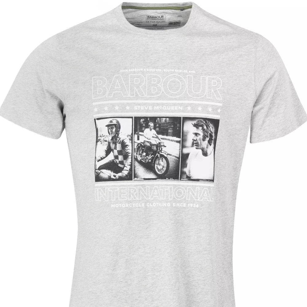 T-shirt reel grey marl - Barbour international