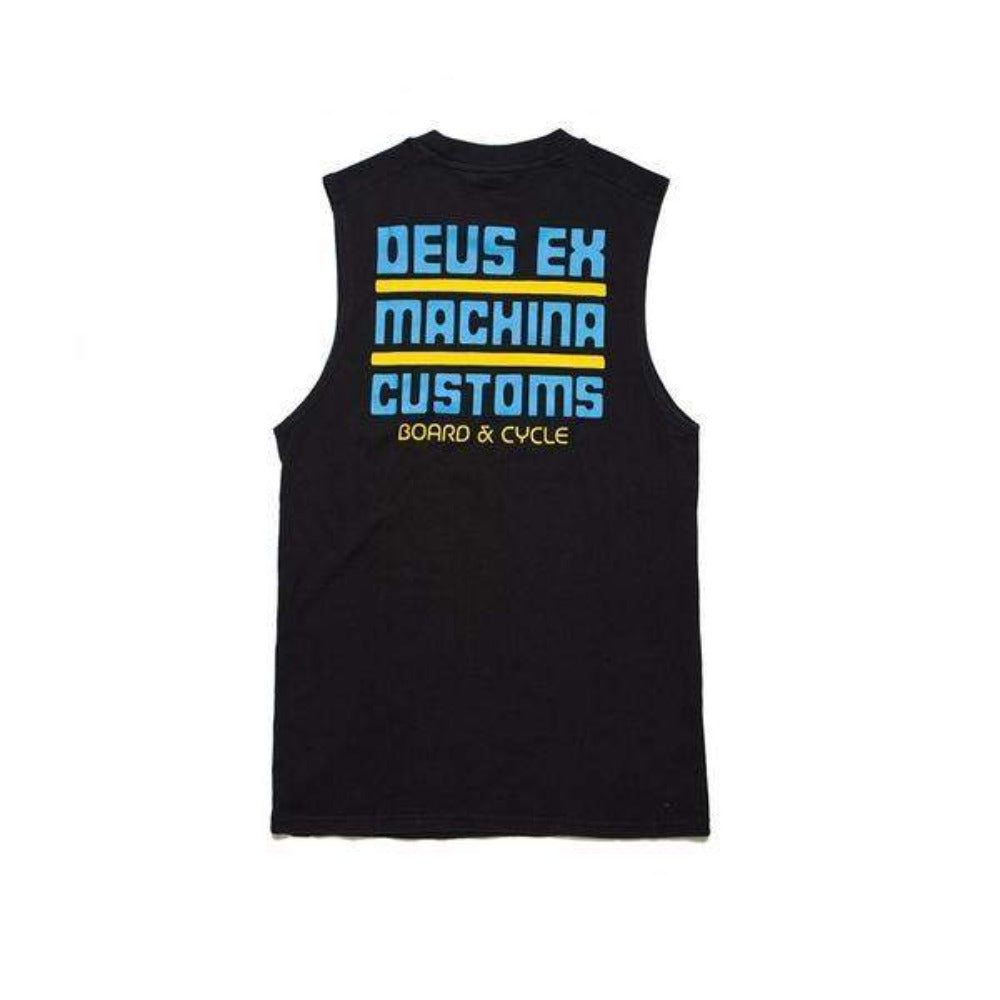 T-shirt United Recycle Muscle Phantom black- DEUS EX MACHINA-Deus