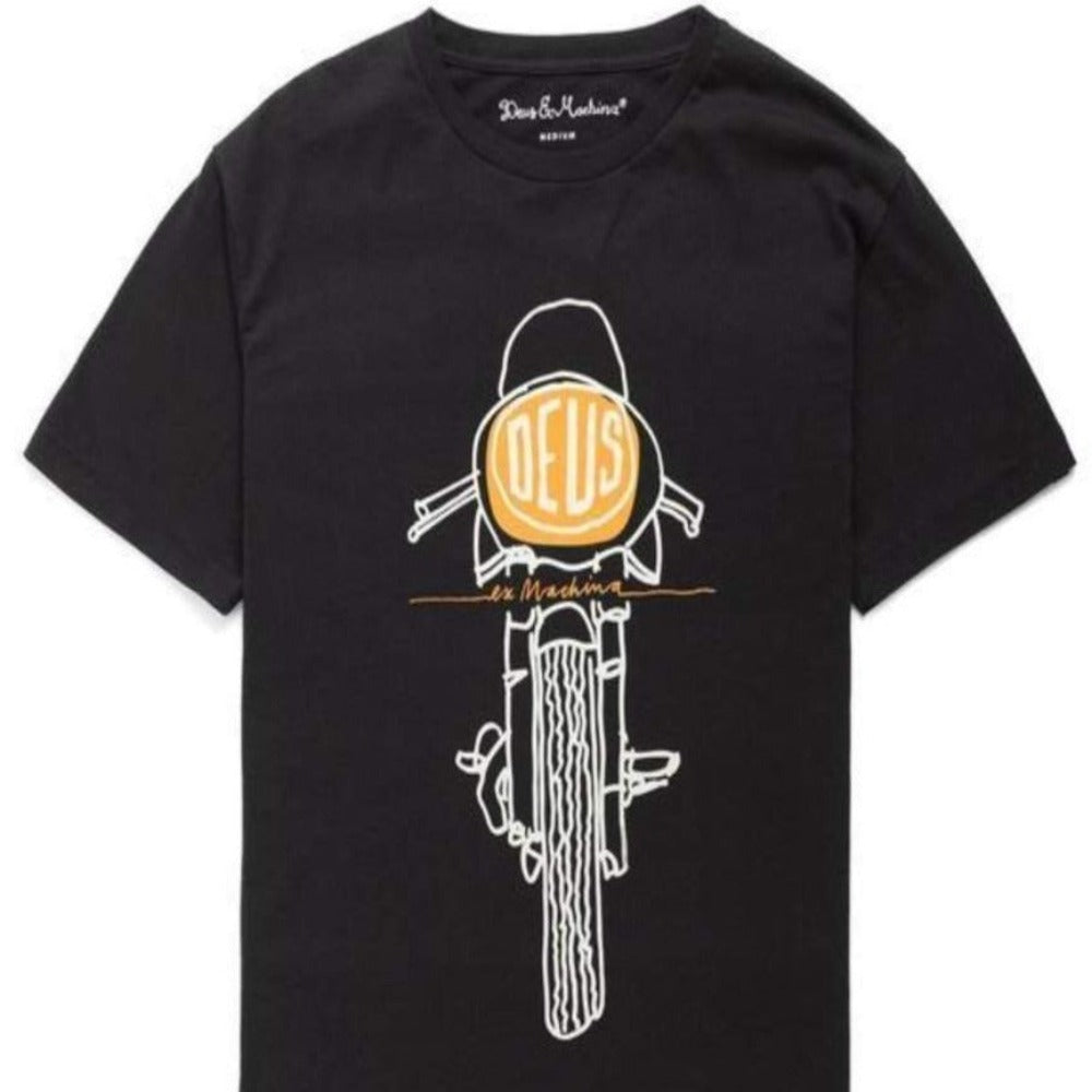 T-shirt Frontal Matchless Gris- Deus Ex Machina-Monsieur Cam
