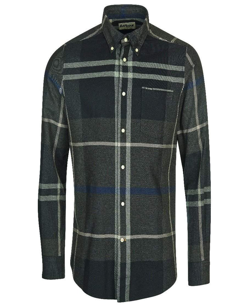 CHEMISE DUNOON GRAPHITE - BARBOUR-barbour