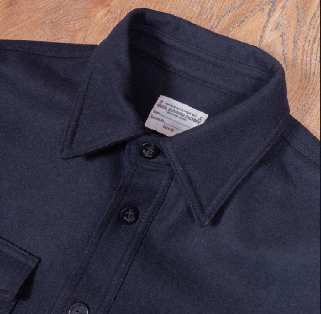 chemise 1943 CPO navy wool - pike brothers-pike brothers