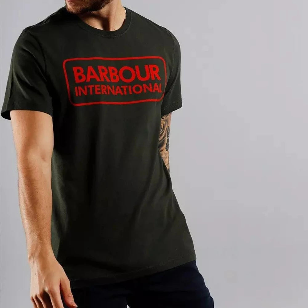 T-shirt essential logo jungle-barbour