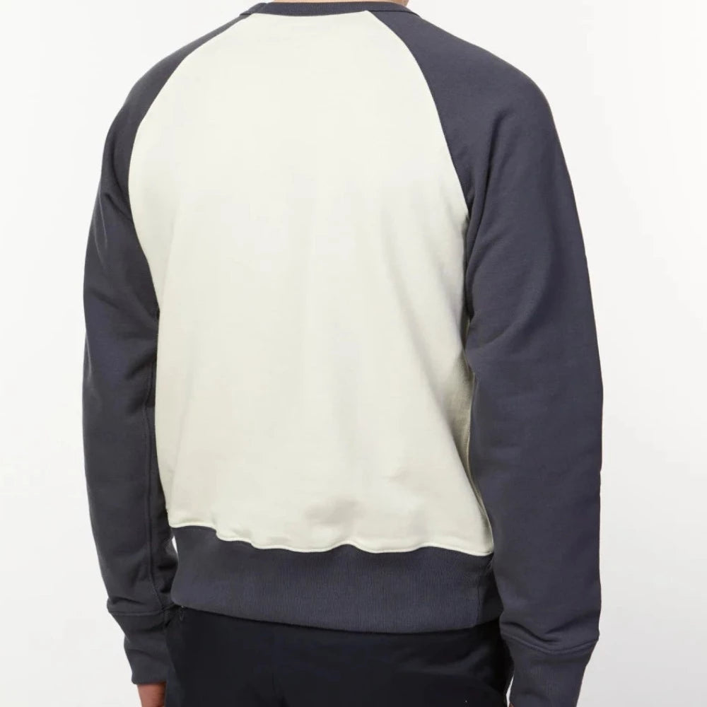 Sweatshirt raglan retro oat/navy