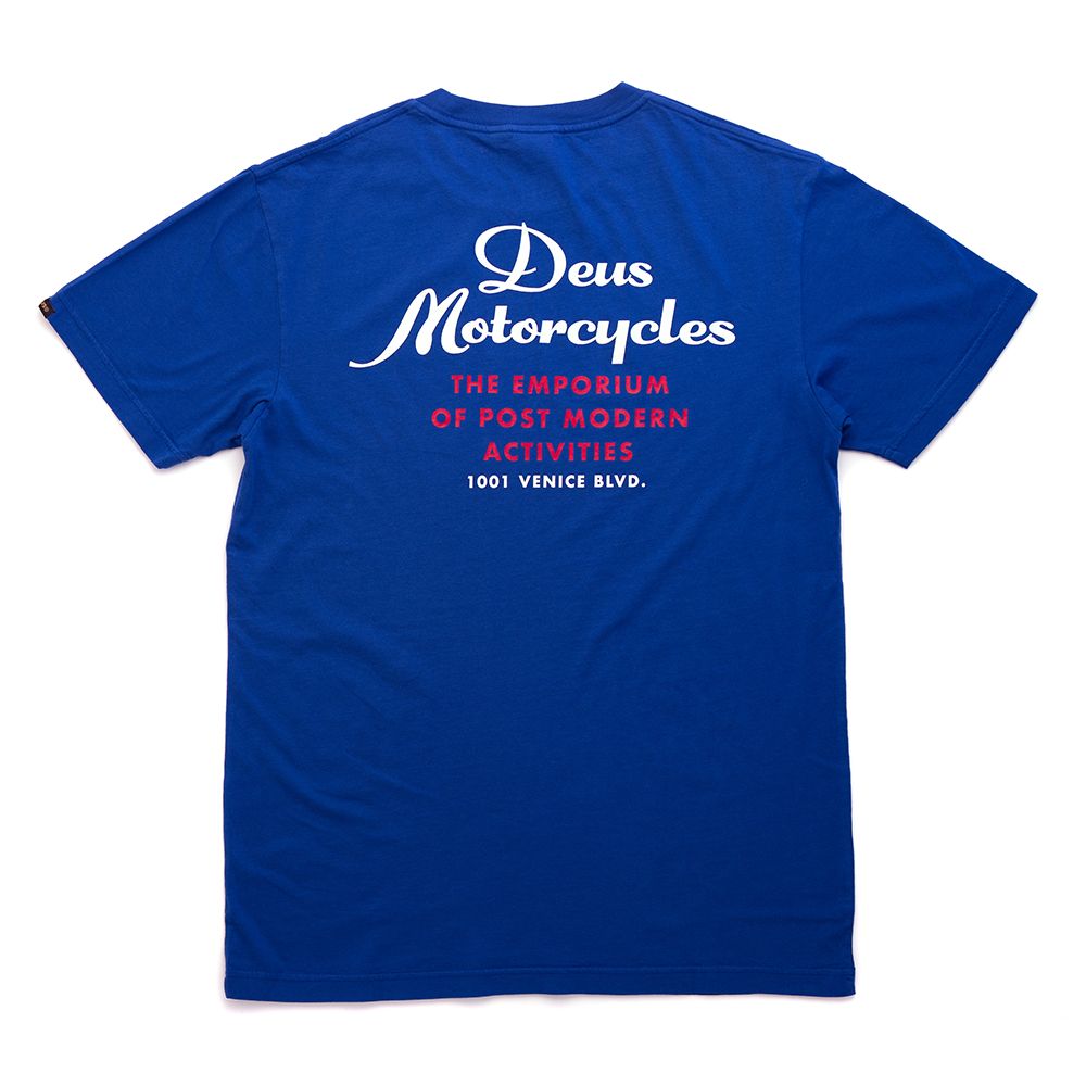 T-shirt 224 Volts true blue - Deus Ex Machina